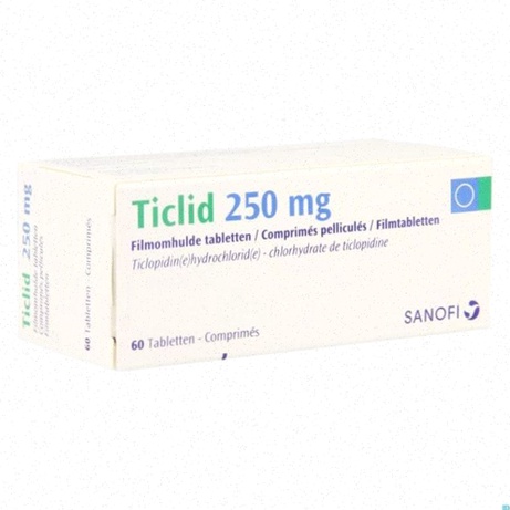 Ticlopidine 250mg générique
